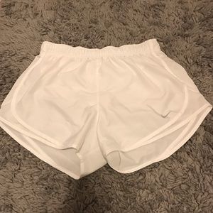 White Nike Dri-Fit Shorts